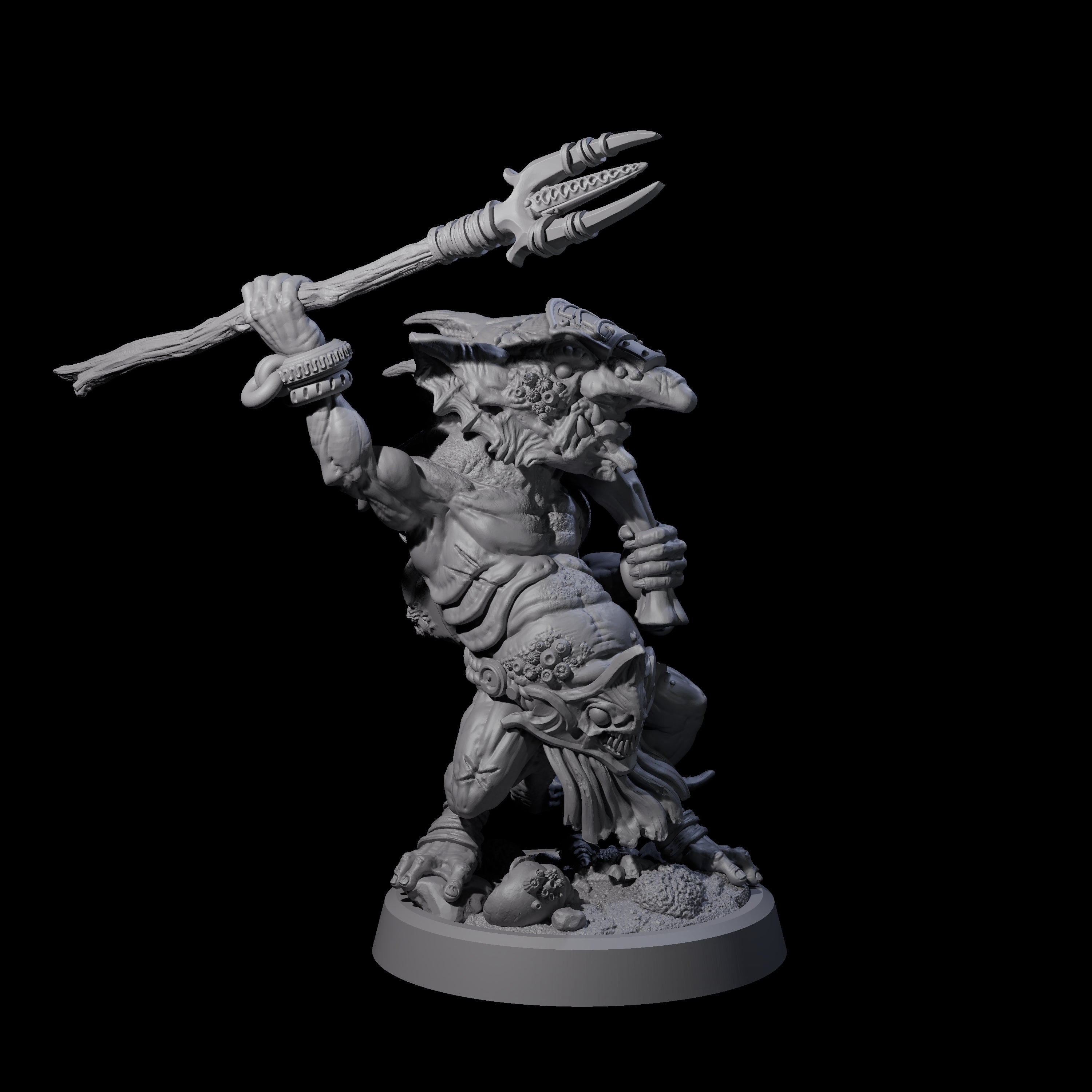 Four Scabby Brine Goblins Miniature for Dungeons and Dragons, Pathfinder or other TTRPGs