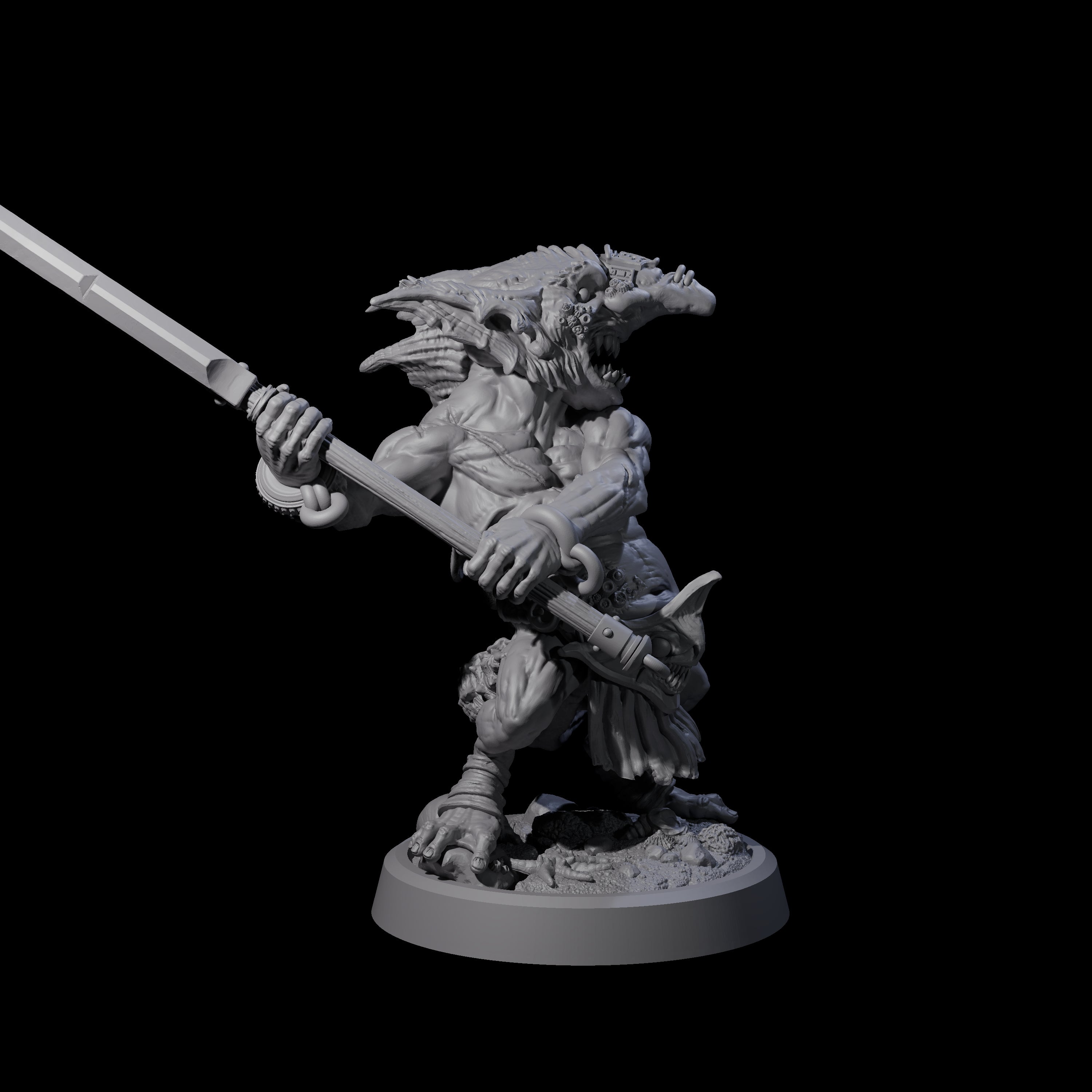 Four Scabby Brine Goblins Miniature for Dungeons and Dragons, Pathfinder or other TTRPGs