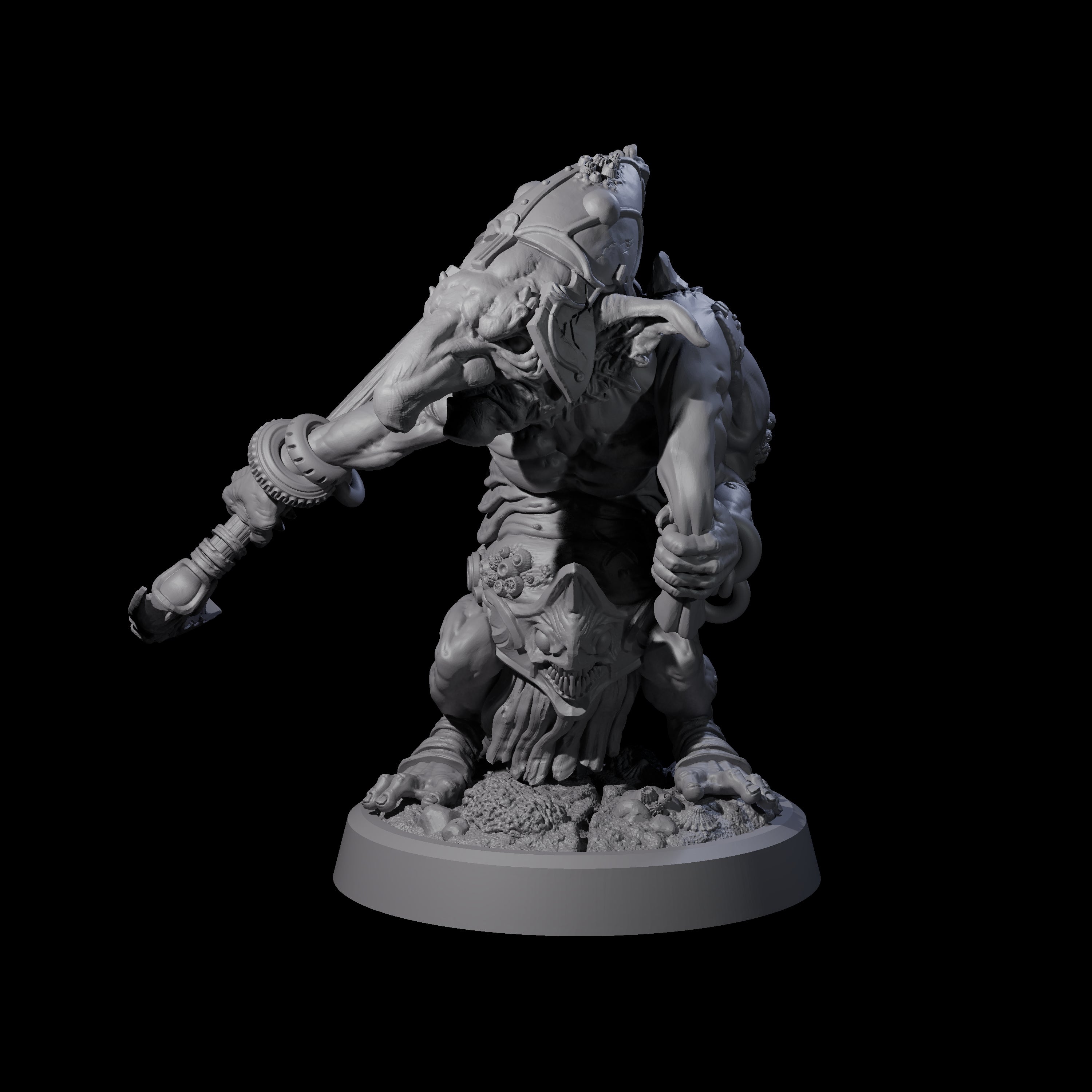 Four Scabby Brine Goblins Miniature for Dungeons and Dragons, Pathfinder or other TTRPGs