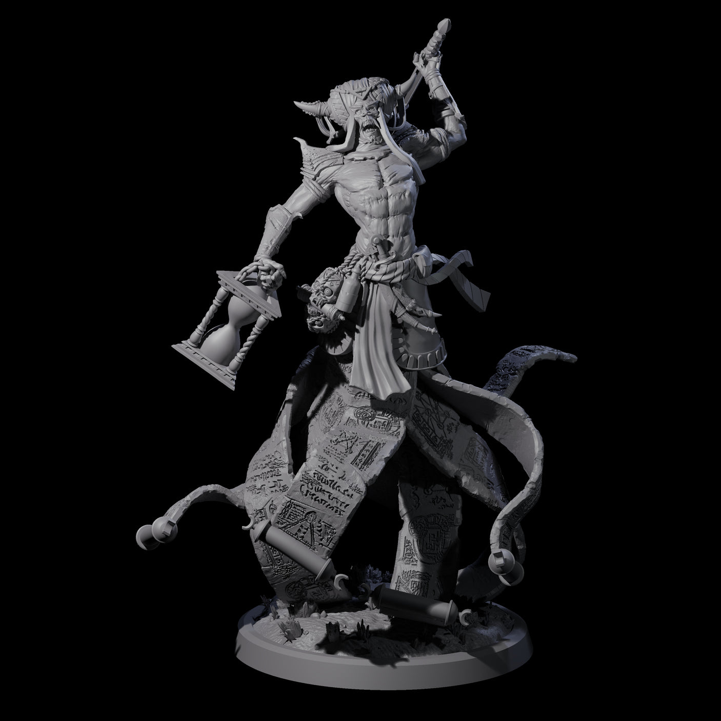 Four Scheming Contract Devils Miniature for Dungeons and Dragons, Pathfinder or other TTRPGs