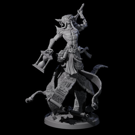 Four Scheming Contract Devils Miniature for Dungeons and Dragons, Pathfinder or other TTRPGs