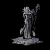 Four Scheming Mind Flayer Sorcerers Miniature for Dungeons and Dragons, Pathfinder or other TTRPGs