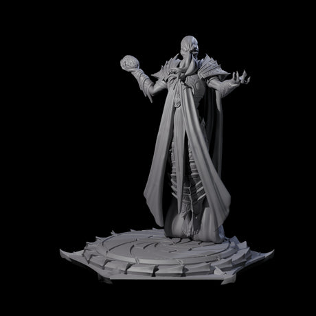 Four Scheming Mind Flayer Sorcerers Miniature for Dungeons and Dragons, Pathfinder or other TTRPGs