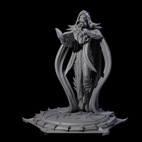 Four Scheming Mind Flayer Sorcerers Miniature for Dungeons and Dragons, Pathfinder or other TTRPGs