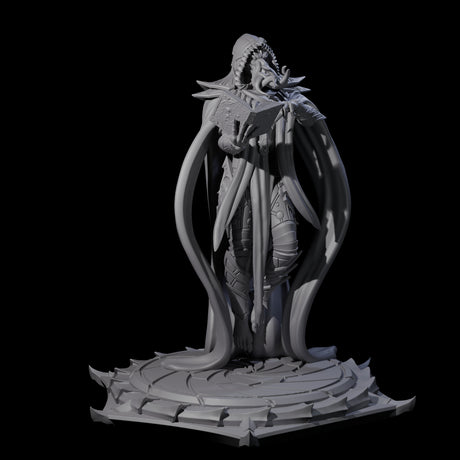 Four Scheming Mind Flayer Sorcerers Miniature for Dungeons and Dragons, Pathfinder or other TTRPGs