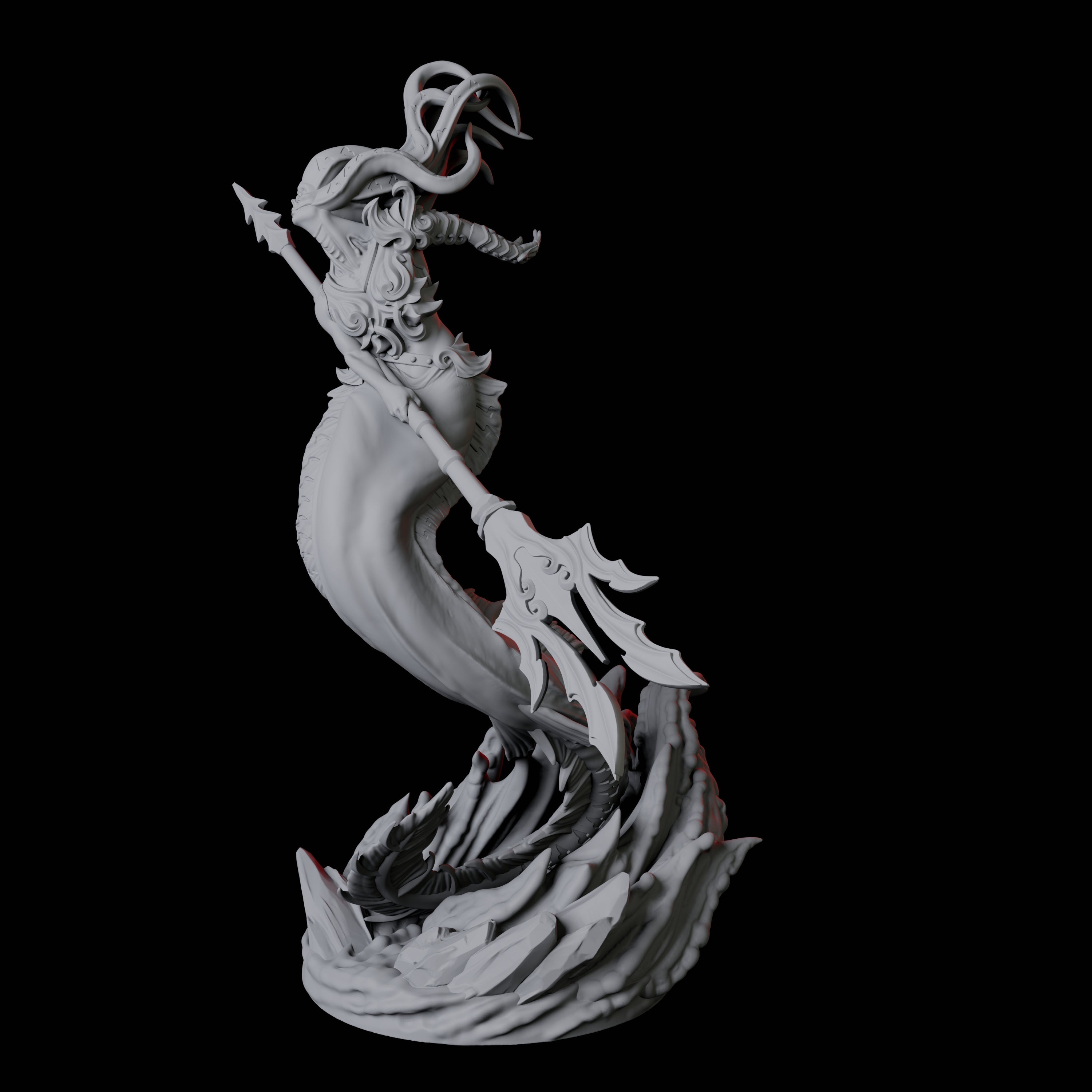Four Screeching Harpies Miniature for Dungeons and Dragons, Pathfinder or other TTRPGs