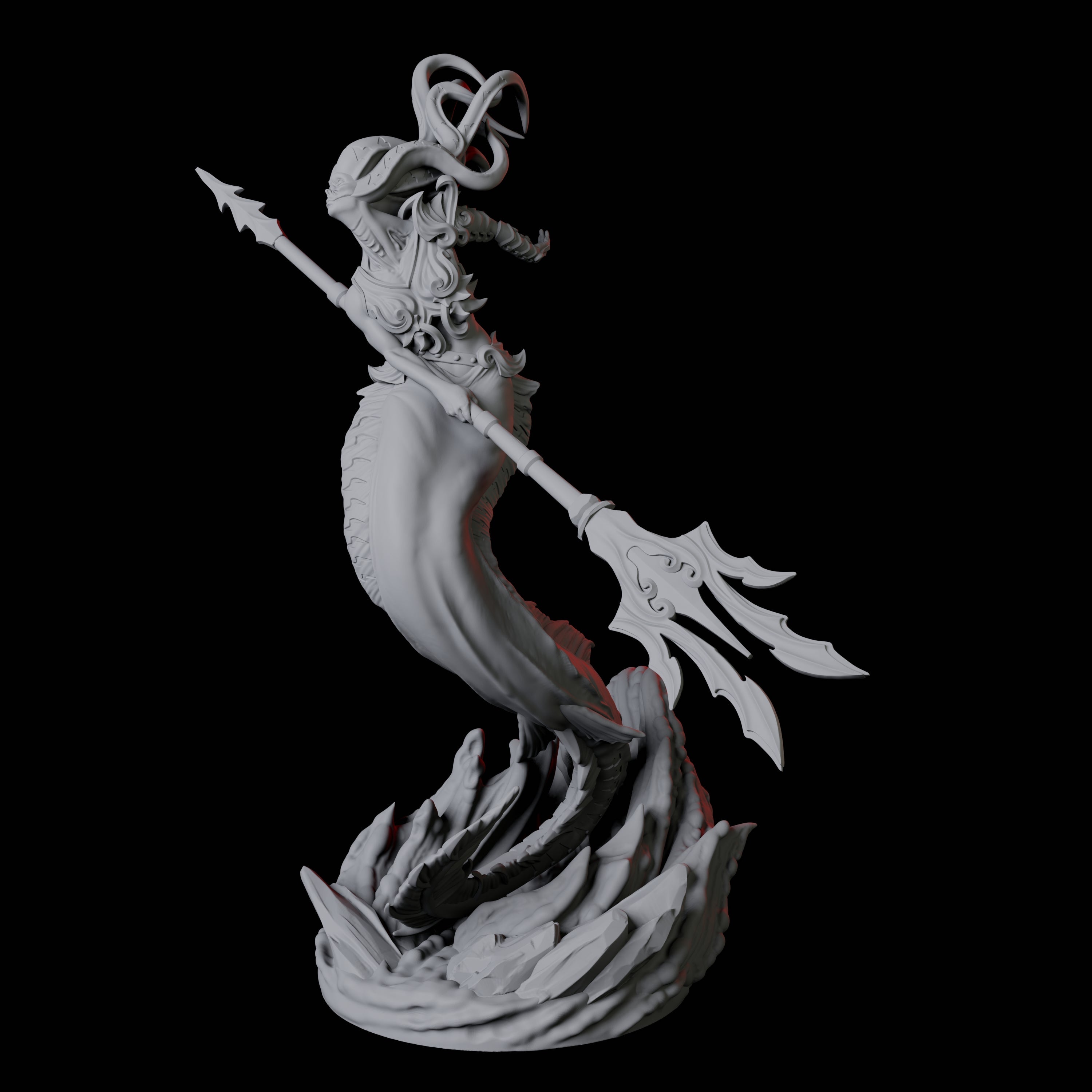 Four Screeching Harpies Miniature for Dungeons and Dragons, Pathfinder or other TTRPGs