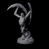 Four Scythe Wielding Velstracs Miniature for Dungeons and Dragons, Pathfinder or other TTRPGs