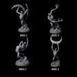 Four Scythe Wielding Velstracs Miniature for Dungeons and Dragons, Pathfinder or other TTRPGs