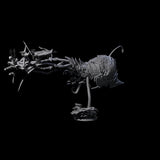 Four Sea Elves Piloting an Abyssal Lanternfish Miniature for Dungeons and Dragons, Pathfinder or other TTRPGs