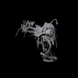 Four Sea Elves Piloting an Abyssal Lanternfish Miniature for Dungeons and Dragons, Pathfinder or other TTRPGs