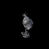 Four Sea Elves Piloting an Abyssal Lanternfish Miniature for Dungeons and Dragons, Pathfinder or other TTRPGs