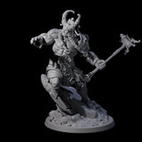 Four Sea Giant Sentinals Miniature for Dungeons and Dragons, Pathfinder or other TTRPGs