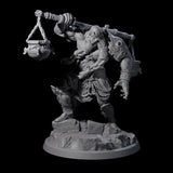Four Sea Giant Sentinals Miniature for Dungeons and Dragons, Pathfinder or other TTRPGs