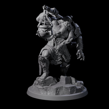 Four Sea Giant Sentinals Miniature for Dungeons and Dragons, Pathfinder or other TTRPGs