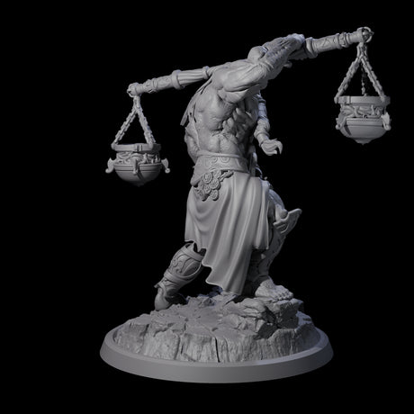 Four Sea Giant Sentinals Miniature for Dungeons and Dragons, Pathfinder or other TTRPGs