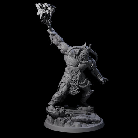 Four Sea Giant Sentinals Miniature for Dungeons and Dragons, Pathfinder or other TTRPGs