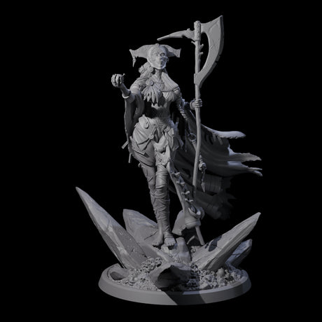 Four Serene Priestesses Of Death Miniature for Dungeons and Dragons, Pathfinder or other TTRPGs