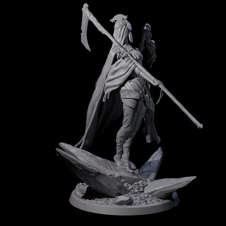 Four Serene Priestesses Of Death Miniature for Dungeons and Dragons, Pathfinder or other TTRPGs
