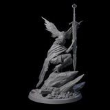 Four Serene Priestesses Of Death Miniature for Dungeons and Dragons, Pathfinder or other TTRPGs