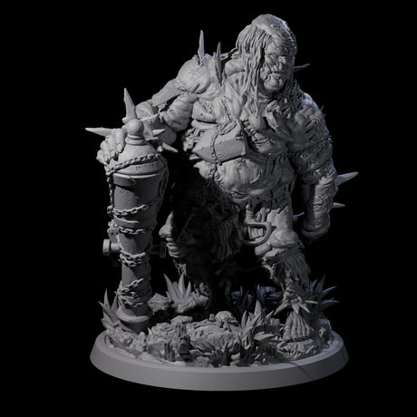 Four Sewn Together Ogre Bashers Miniature for Dungeons and Dragons, Pathfinder or other TTRPGs