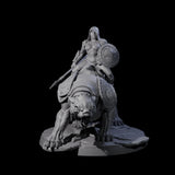 Four Shadowy Assassin Sisters riding Panthers Miniature for Dungeons and Dragons, Pathfinder or other TTRPGs