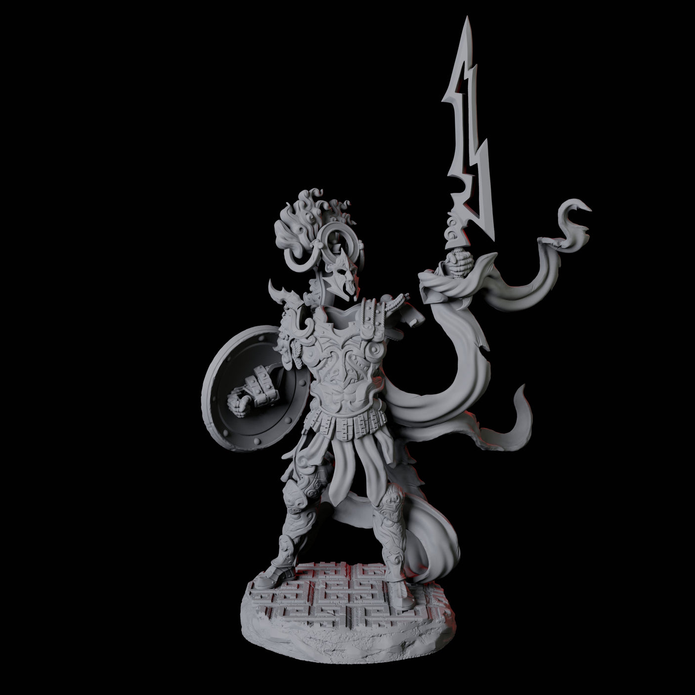 Four Shield Guardians Miniature for Dungeons and Dragons, Pathfinder or other TTRPGs