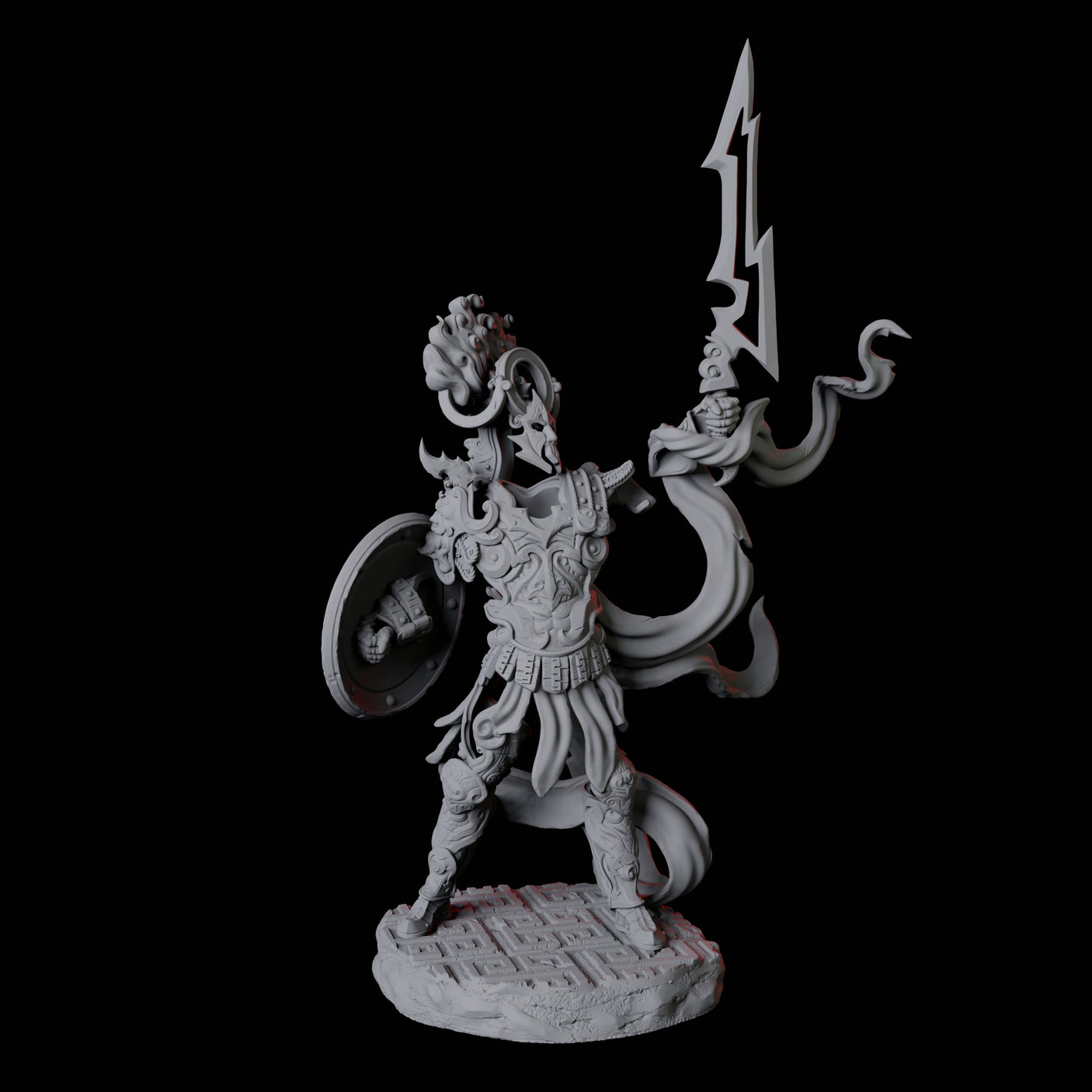 Four Shield Guardians Miniature for Dungeons and Dragons, Pathfinder or other TTRPGs