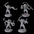 Four Sky Kraken Acolytes Miniature for Dungeons and Dragons, Pathfinder or other TTRPGs