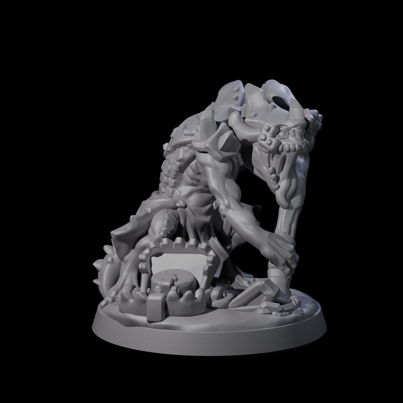 Four Slimy Creeping Kobolds Miniature for Dungeons and Dragons, Pathfinder or other TTRPGs