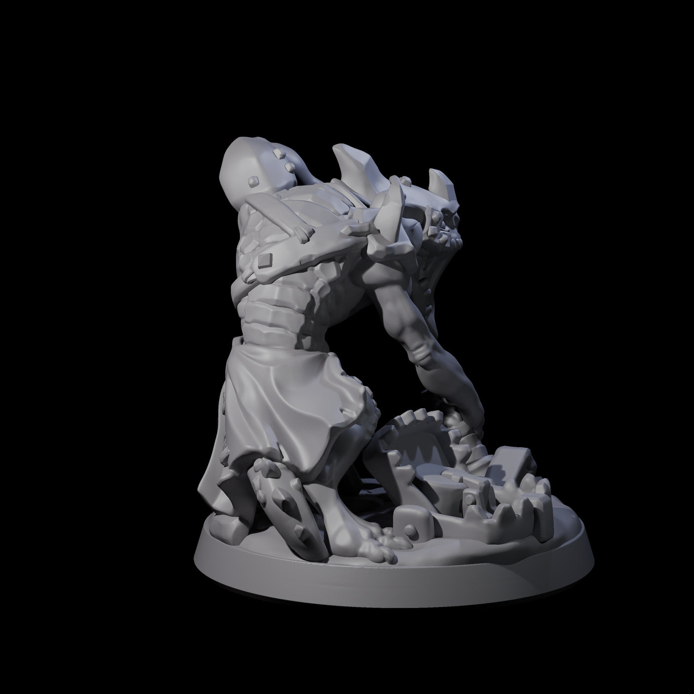 Four Slimy Creeping Kobolds Miniature for Dungeons and Dragons, Pathfinder or other TTRPGs