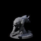Four Slinking Panthers Miniature for Dungeons and Dragons, Pathfinder or other TTRPGs