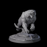 Four Slinking Panthers Miniature for Dungeons and Dragons, Pathfinder or other TTRPGs