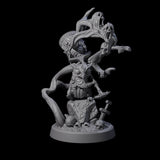 Four Small Owl-like Kenku Shamans Miniature for Dungeons and Dragons, Pathfinder or other TTRPGs