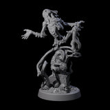 Four Small Owl-like Kenku Shamans Miniature for Dungeons and Dragons, Pathfinder or other TTRPGs