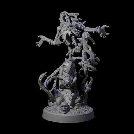 Four Small Owl-like Kenku Shamans Miniature for Dungeons and Dragons, Pathfinder or other TTRPGs