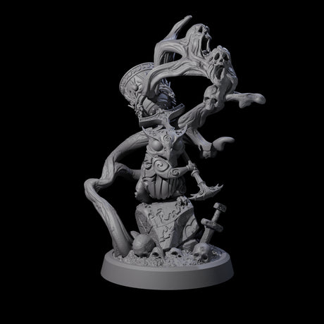 Four Small Owl-like Kenku Shamans Miniature for Dungeons and Dragons, Pathfinder or other TTRPGs