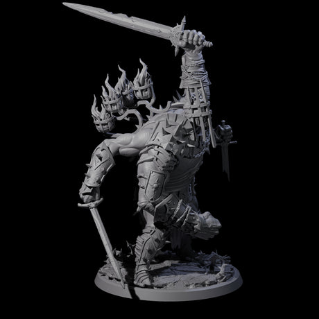 Four Smashing Helmed Horrors Miniature for Dungeons and Dragons, Pathfinder or other TTRPGs