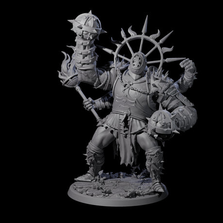 Four Smashing Helmed Horrors Miniature for Dungeons and Dragons, Pathfinder or other TTRPGs