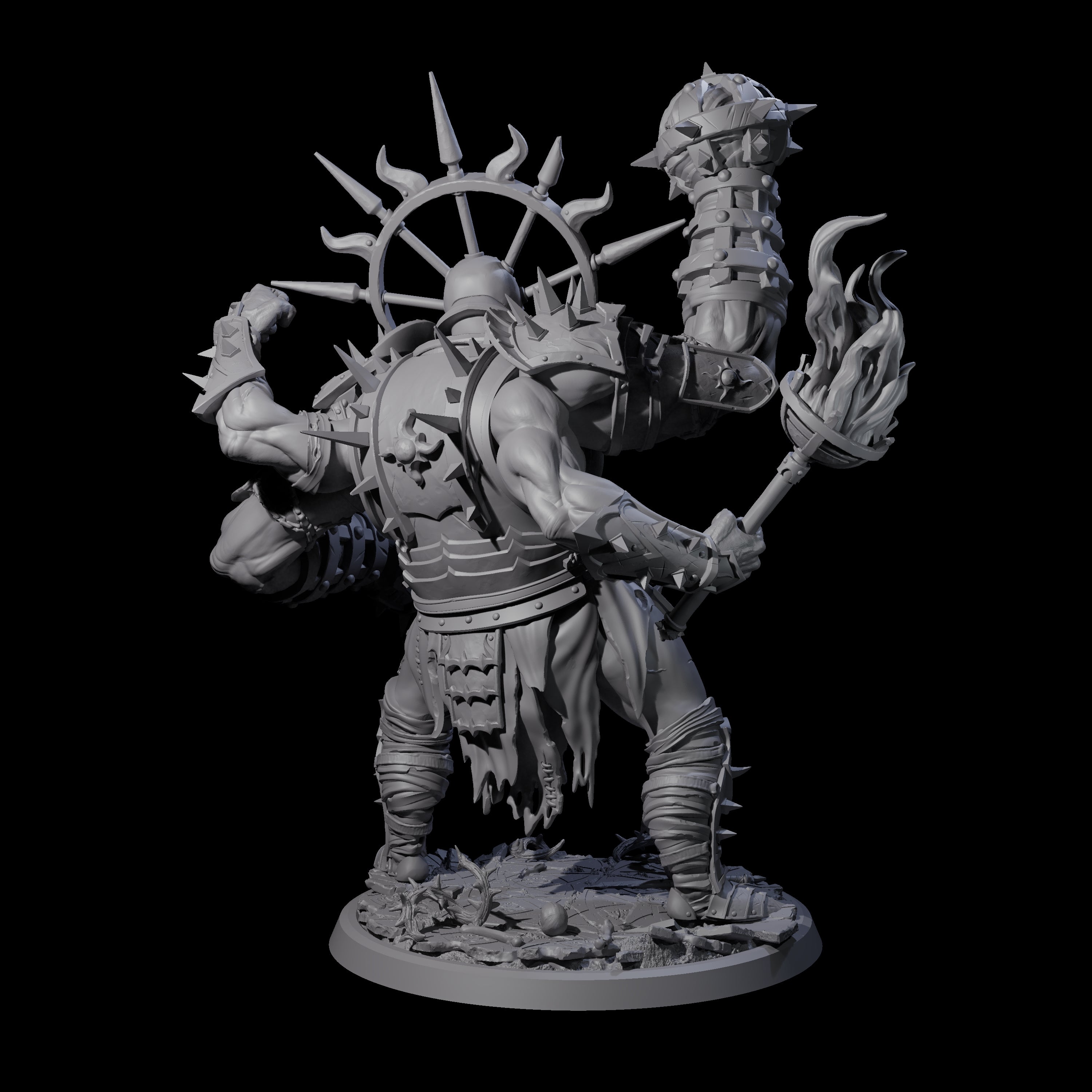 Four Smashing Helmed Horrors Miniature for Dungeons and Dragons, Pathfinder or other TTRPGs