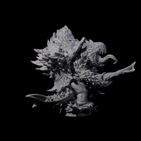 Four Smashing Zaratan Berserkers Miniature for Dungeons and Dragons, Pathfinder or other TTRPGs