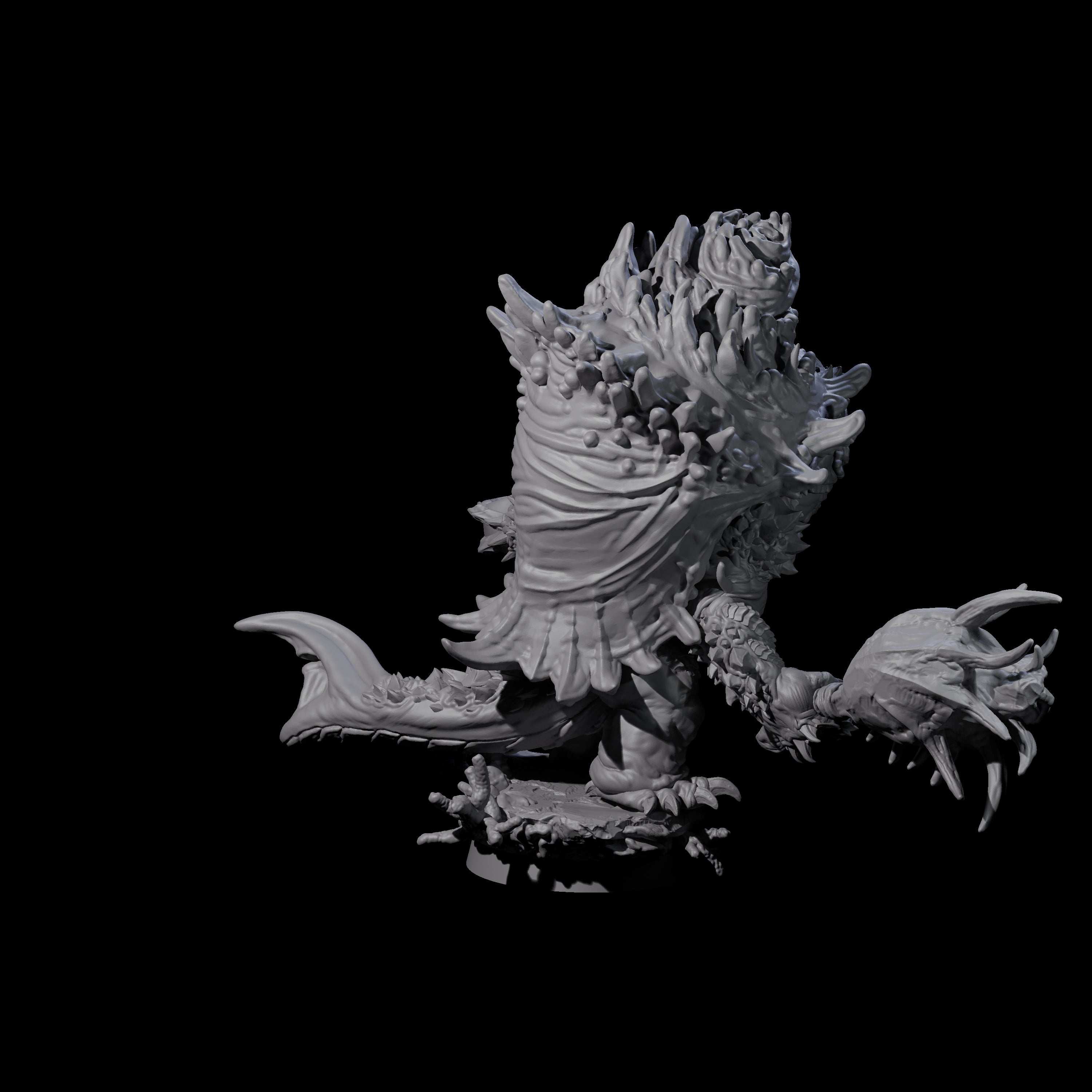 Four Smashing Zaratan Berserkers Miniature for Dungeons and Dragons, Pathfinder or other TTRPGs