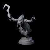 Four Smelly Kua-Toa Mystics Miniature for Dungeons and Dragons, Pathfinder or other TTRPGs