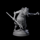 Four Smelly Kua-Toa Mystics Miniature for Dungeons and Dragons, Pathfinder or other TTRPGs