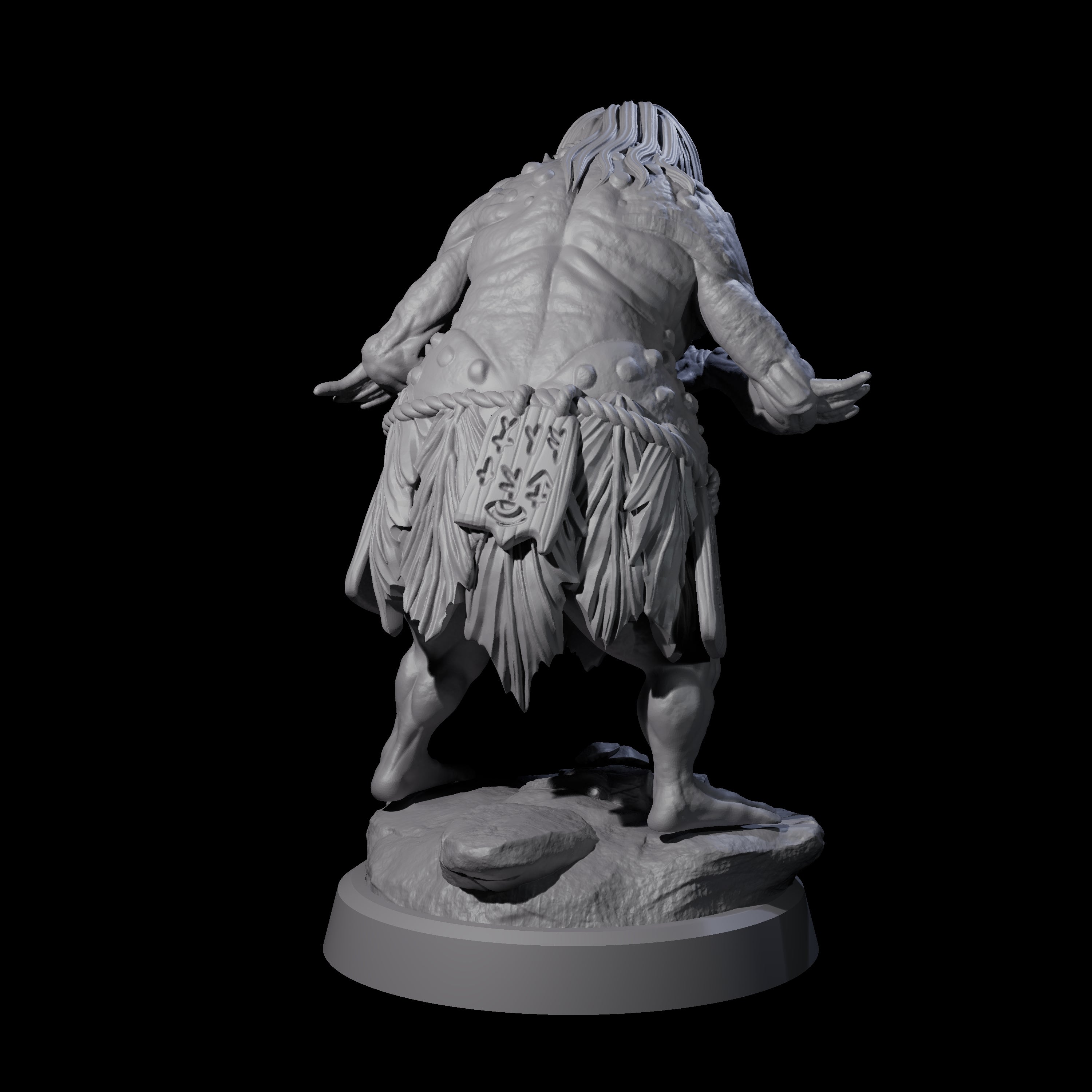 Four Smelly Kua-Toa Mystics Miniature for Dungeons and Dragons, Pathfinder or other TTRPGs