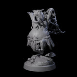 Four Smelly Kua-Toa Mystics Miniature for Dungeons and Dragons, Pathfinder or other TTRPGs