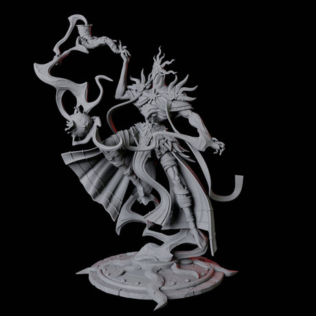 Four Sparking Celestial Mages Miniature for Dungeons and Dragons, Pathfinder or other TTRPGs