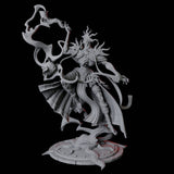 Four Sparking Celestial Mages Miniature for Dungeons and Dragons, Pathfinder or other TTRPGs