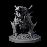 Four Spiked Bulettes Miniature for Dungeons and Dragons, Pathfinder or other TTRPGs
