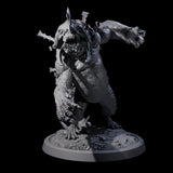 Four Spiked Bulettes Miniature for Dungeons and Dragons, Pathfinder or other TTRPGs